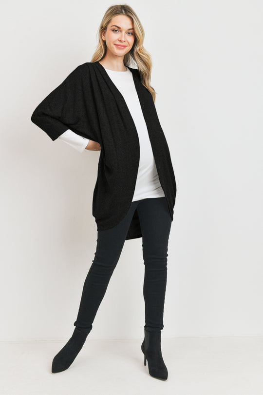 Sweater Knit Kimono Style Cardigan