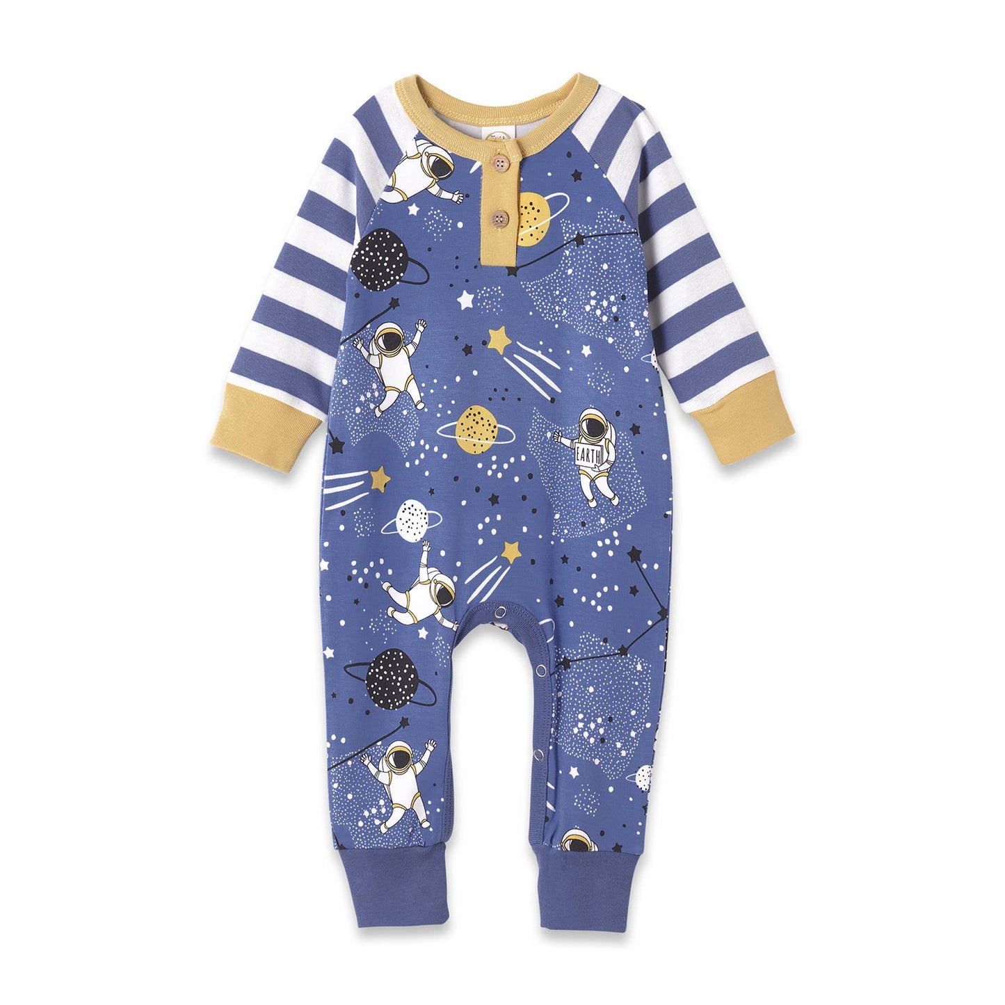 Baby Boy's Rocketman Bamboo Romper