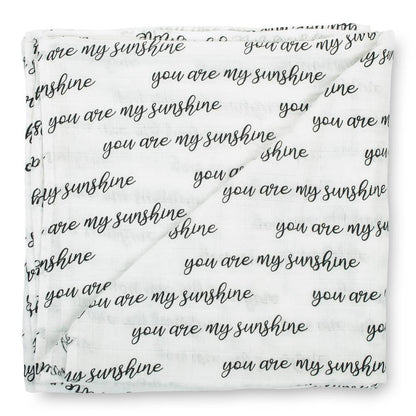 You Are My Sunshine Baby Swaddle Blanket