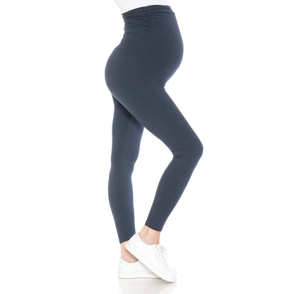 Buttery Soft Full Length Solid Maternity Leggings