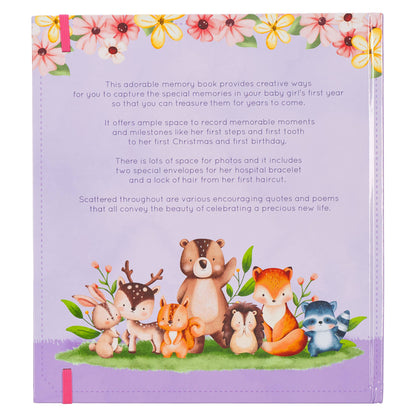 My First Year Hardcover Memory Book for Baby Girls