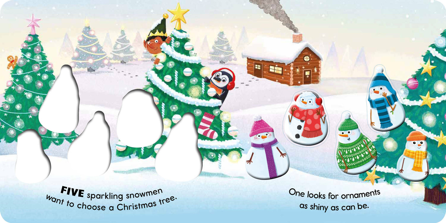 Five Sparkling Snowmen