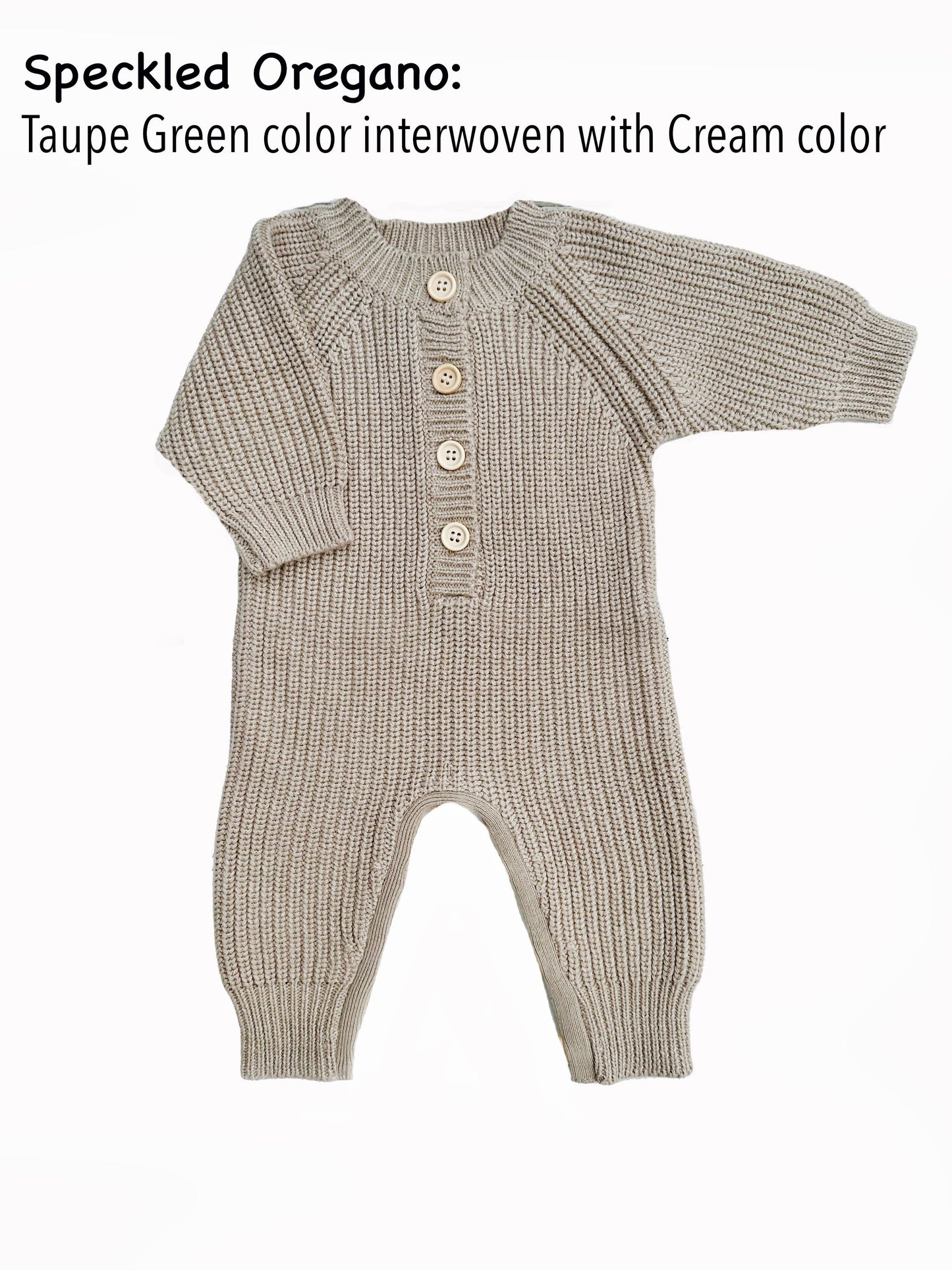 Knit Romper Button-Front Jumpsuit