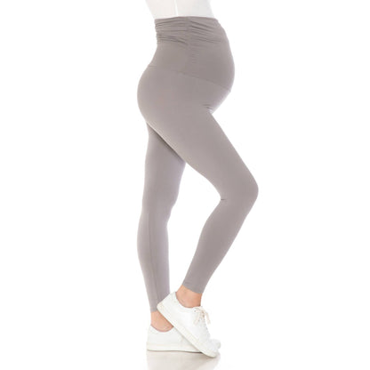 Buttery Soft Full Length Solid Maternity Leggings