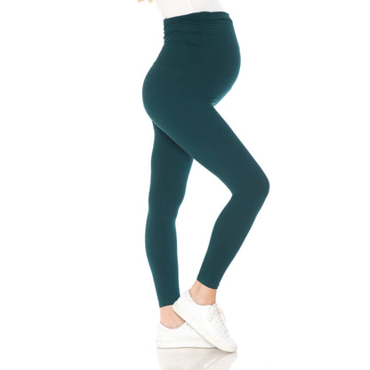 Buttery Soft Full Length Solid Maternity Leggings