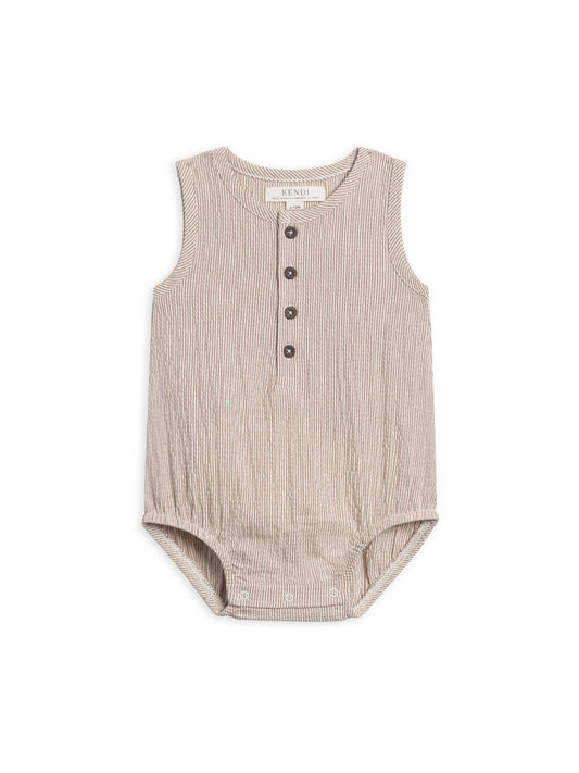 Wren Seersucker Bubble Romper