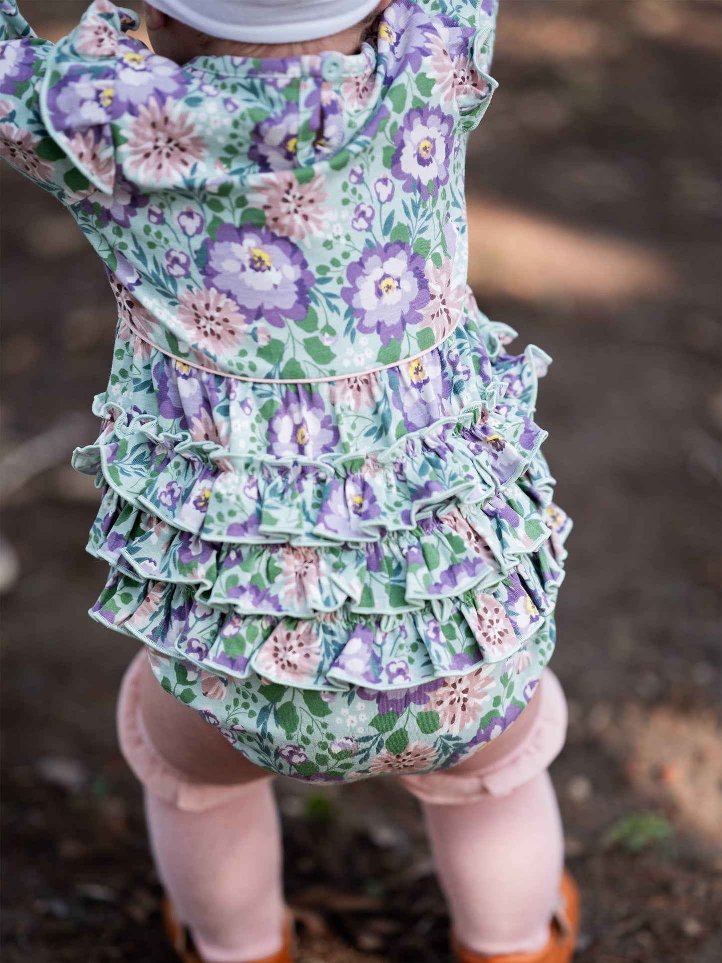 Alpine Floral Long Sleeve Bubble Romper