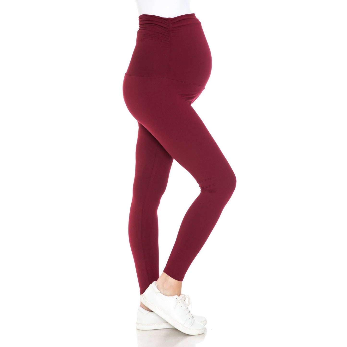 Buttery Soft Full Length Solid Maternity Leggings