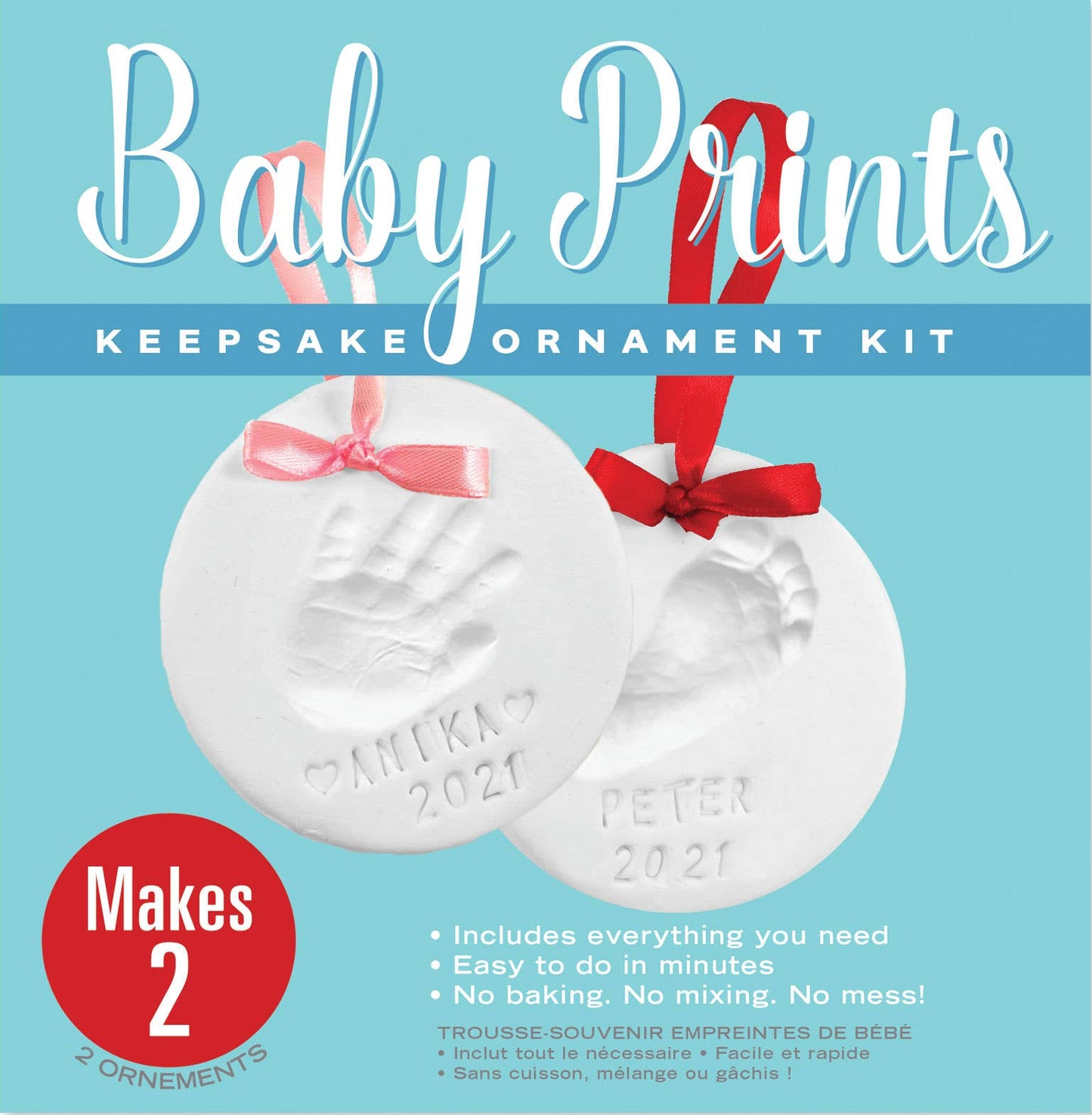 Baby Prints Keepsake Ornament Kit