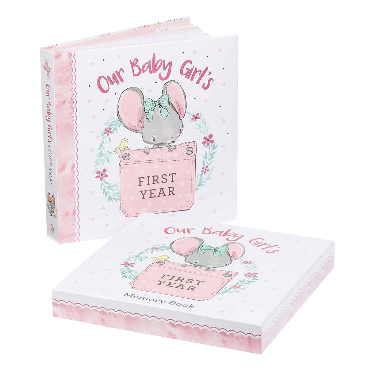 Memory Book Our Baby Girl's First Year Padded Hardcover