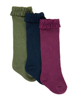 Girls 3-pack Knee High Socks