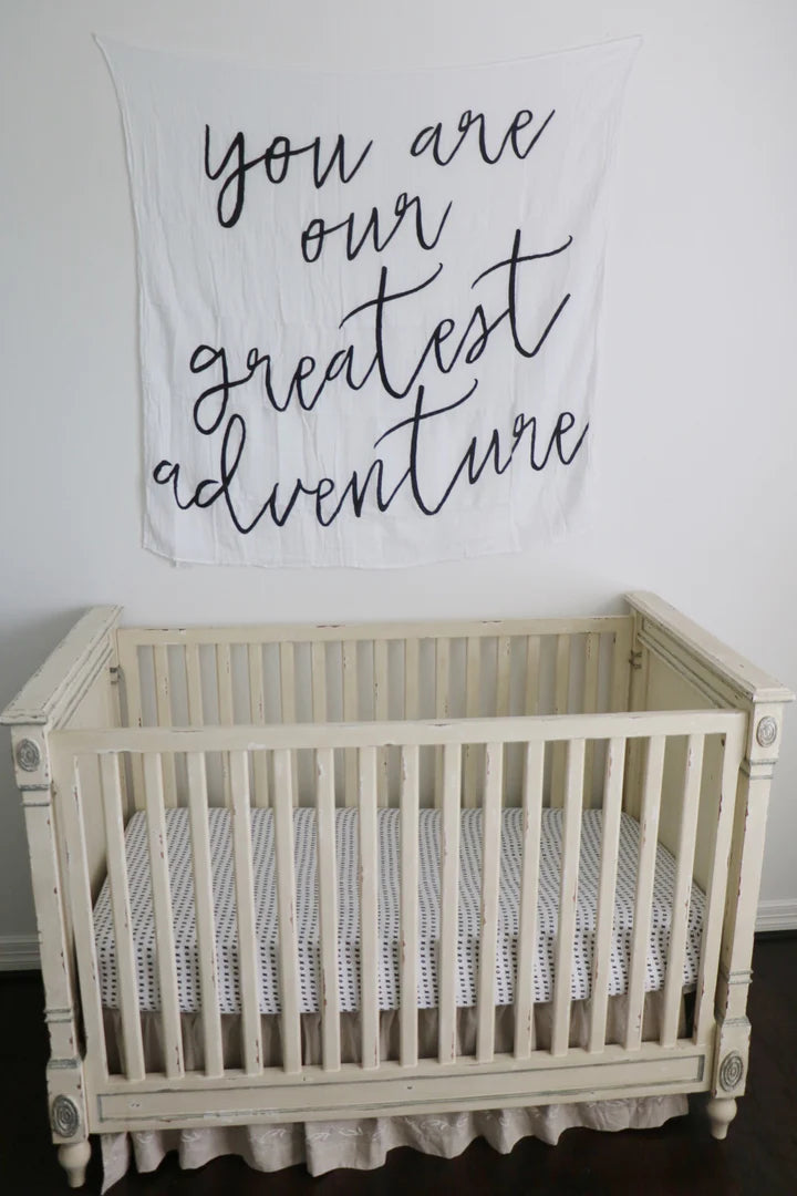 Organic Swaddle + Wall Art