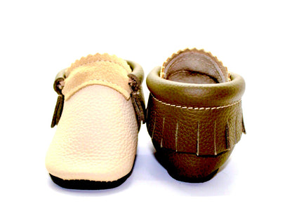 Olive & Cream Moccs