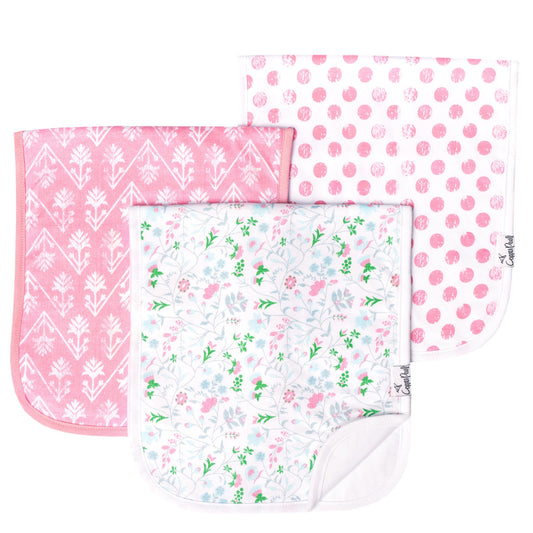 Premium Burp Cloths - Claire