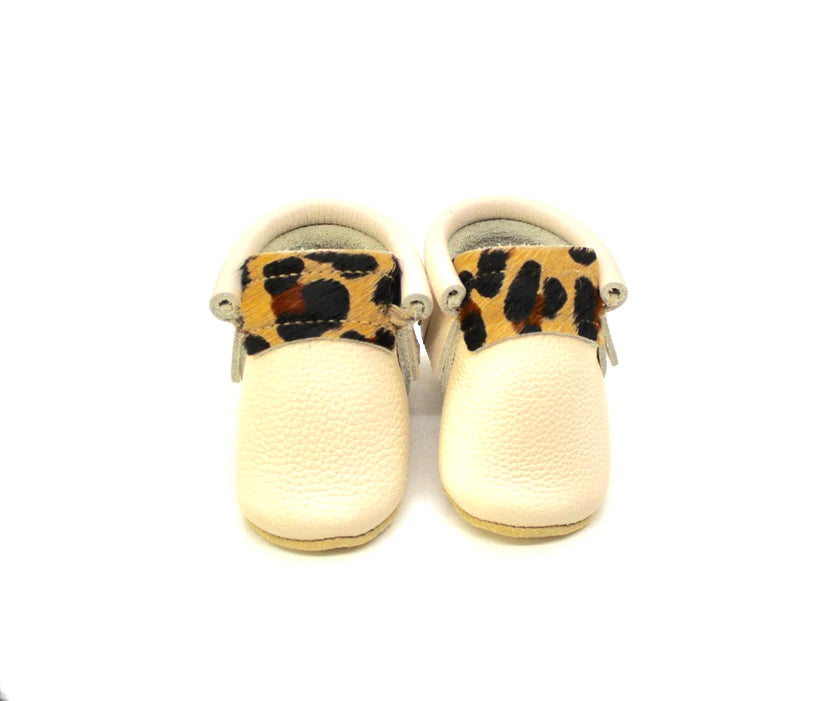 Ivory Leopard Moccs