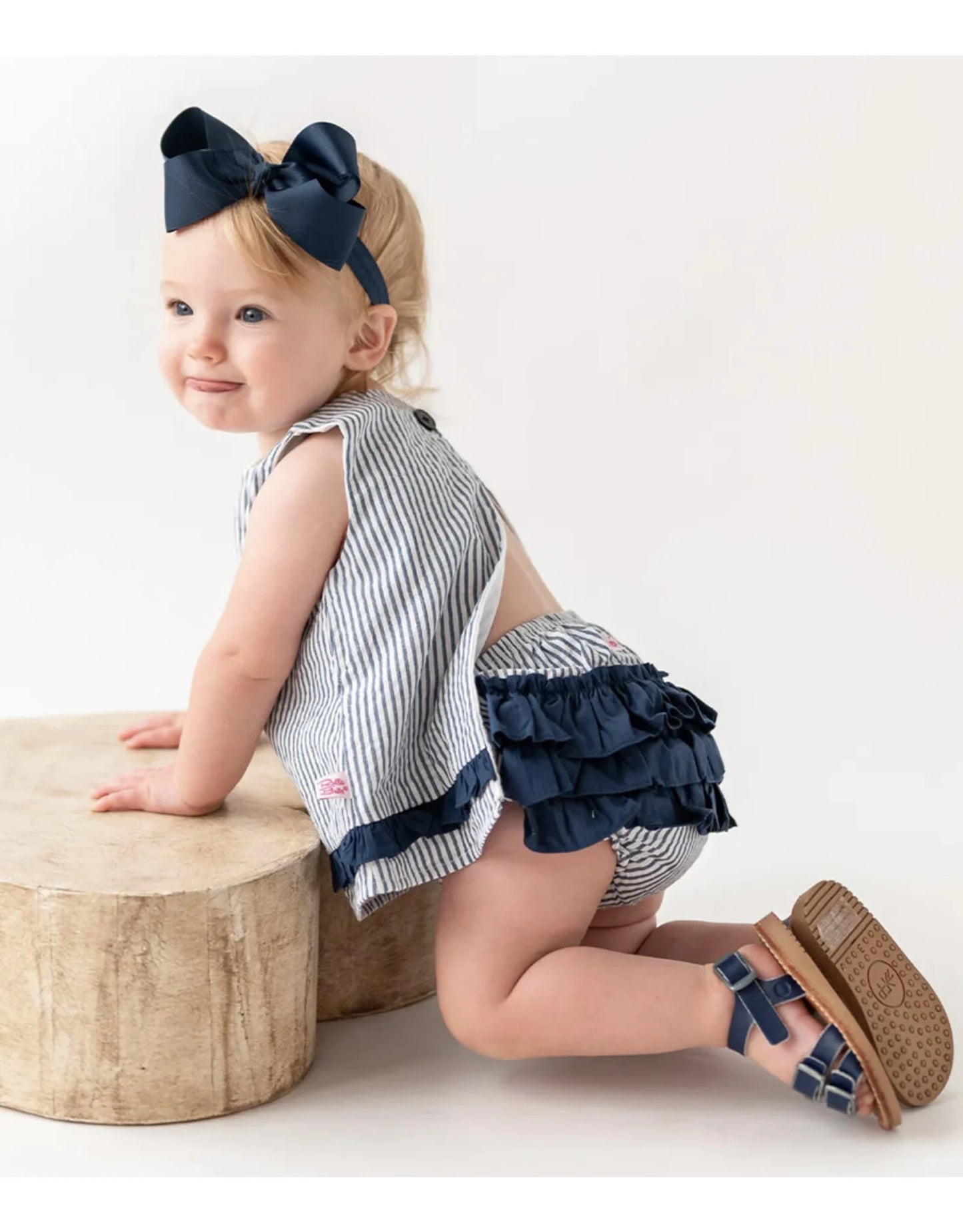 Woven Ruffle Swing Top and Bloomer Set