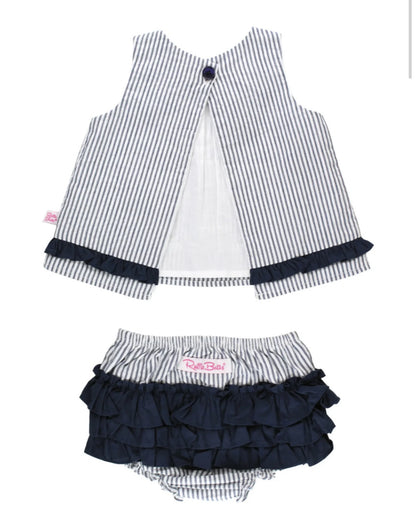 Woven Ruffle Swing Top and Bloomer Set