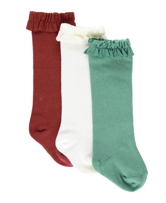 Girls 3-pack Knee High Socks