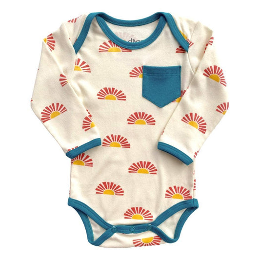 Sunrise Organic Long Sleeve Baby Bodysuit