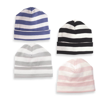 Baby's Striped Cotton Hats