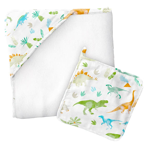 Muslin Towel with Washcloth