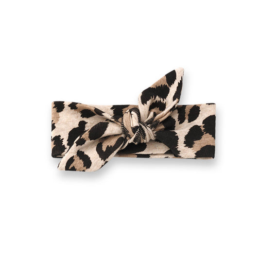 Baby Girl's Leopard Cotton Headband