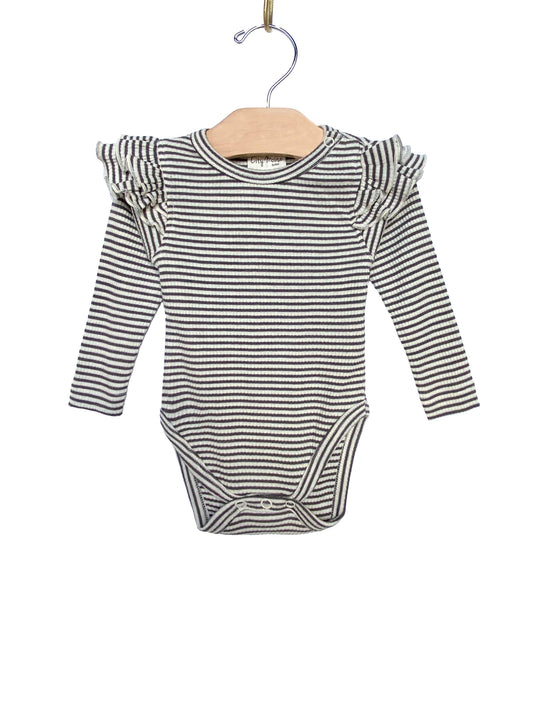 Flutter Bodysuit- Natural Stripe