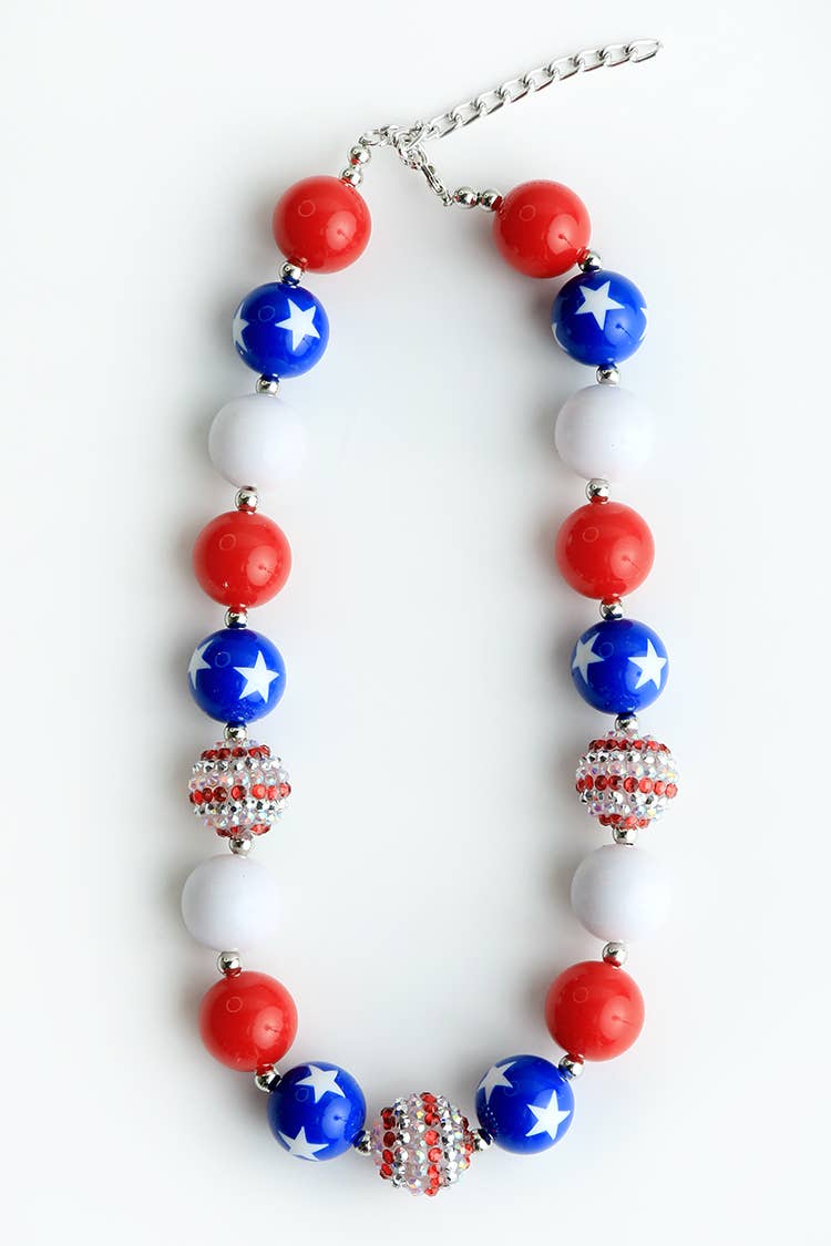 RWB Beaded Necklace